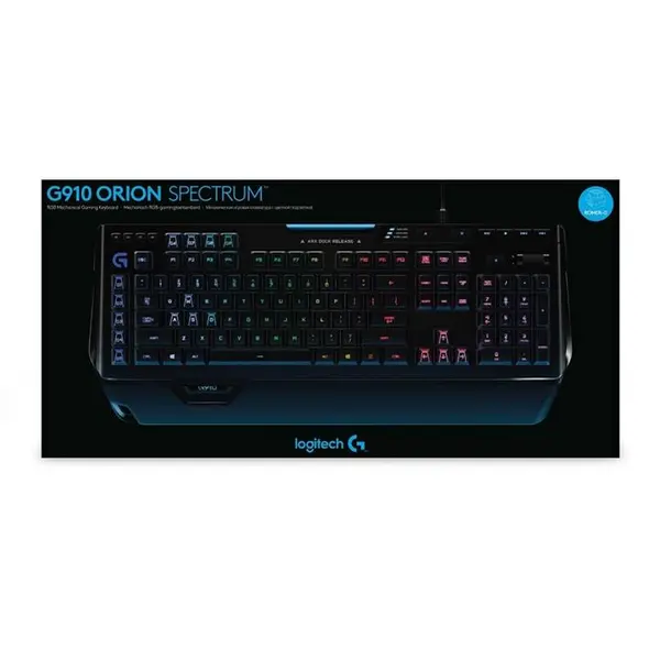 کیبورد مکانیکی لاجیتک مدل G910 Orion SPECTRUM Logitech G910 Orion SPECTRUM Mechanical Keyboard
