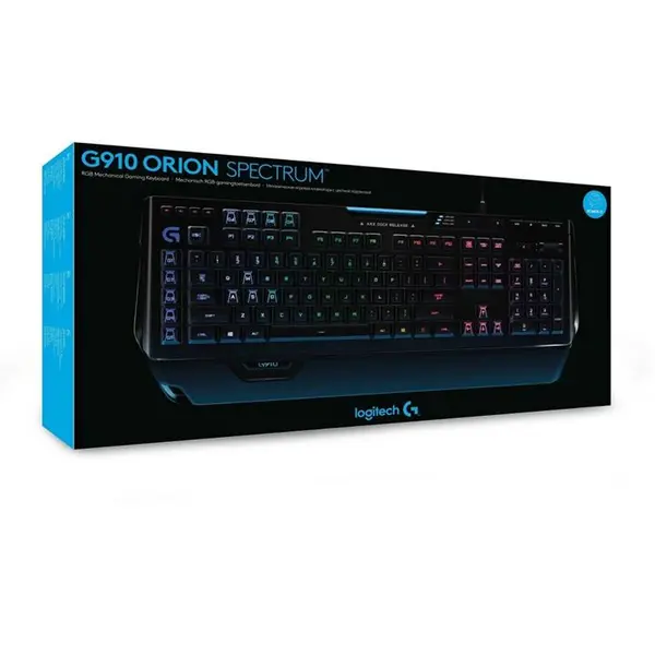کیبورد مکانیکی لاجیتک مدل G910 Orion SPECTRUM Logitech G910 Orion SPECTRUM Mechanical Keyboard