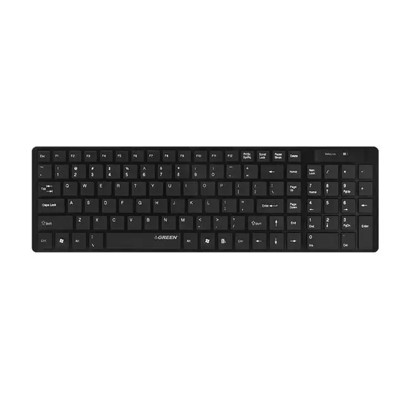 کیبورد بی سیم و باریک گرین GK-101W Green GK-101W Wireless Ultra Slim Keyboard
