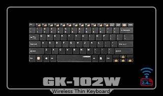 Green GK-102W Ultra-Thin Wireless Keyboard