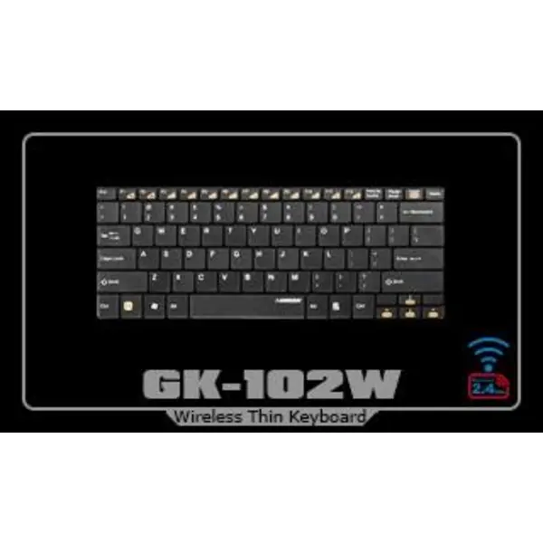 کیبورد بی سیم گرین مدل GK-102W با حروف فارسی Green GK-102W Ultra-Thin Wireless Keyboard