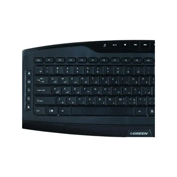 کیبورد آفیشیال مالتی مدیا گرین GK-501 Green GK-501 Official Multimedia Keyboard