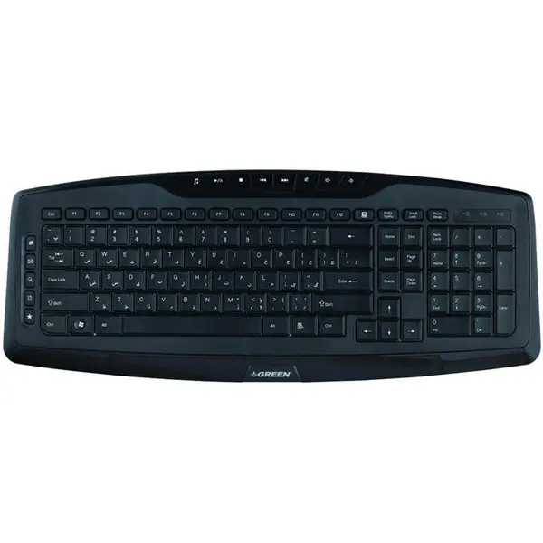 کیبورد آفیشیال مالتی مدیا گرین GK-501 Green GK-501 Official Multimedia Keyboard