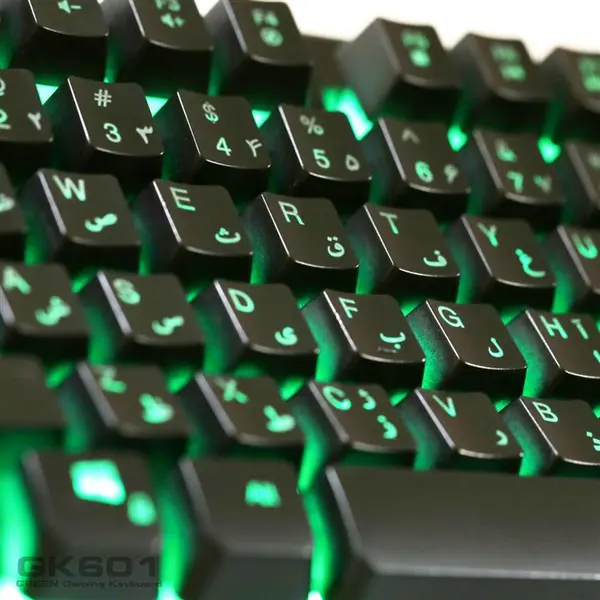 کیبورد مخصوص بازی گرین مدل GK601-RGB Green GK601-RGB Gaming Keyboard