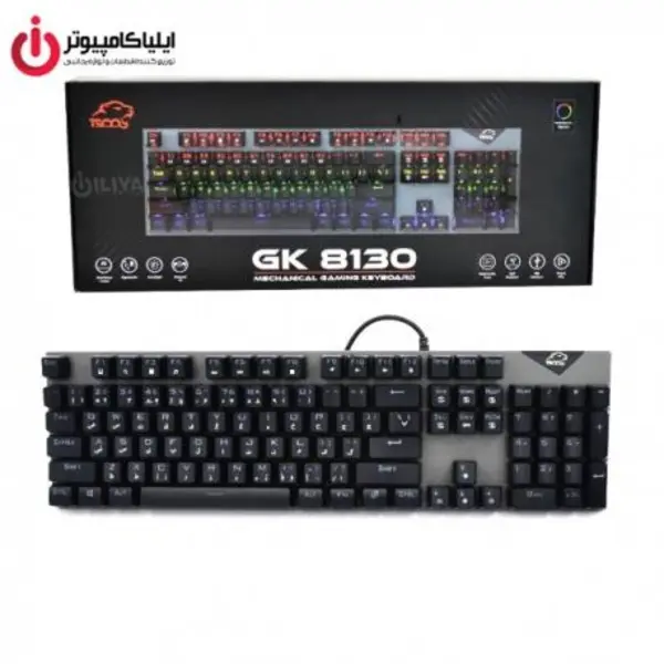 کیبورد مکانیکال مخصوص بازی تسکو مدل GK 8130 - 2