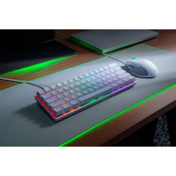 کیبورد مکانیکی ریزر Huntsman mini mercury Razer HUNTSMAN Mini Mercury Edition Keyboard