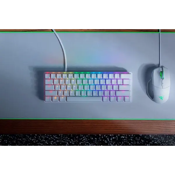 کیبورد مکانیکی ریزر Huntsman mini mercury Razer HUNTSMAN Mini Mercury Edition Keyboard
