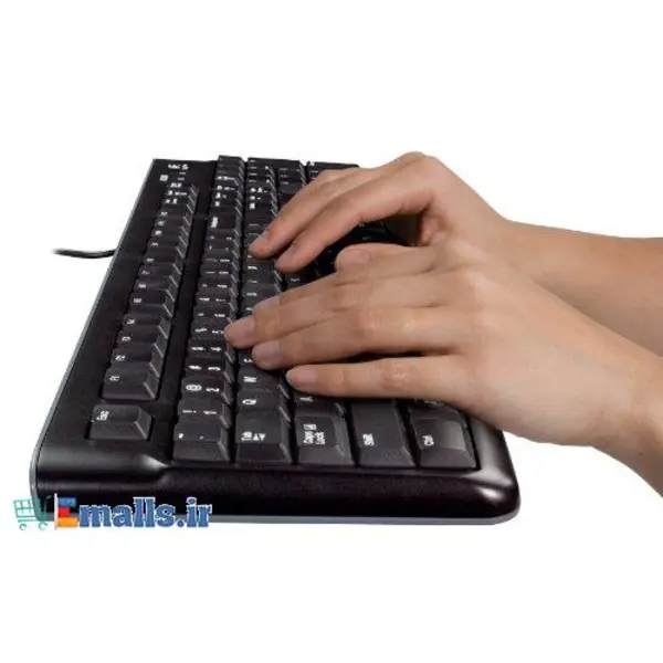 کیبورد باسیم لاجیتک مدل K120 Logitech K120 Wired Keyboard