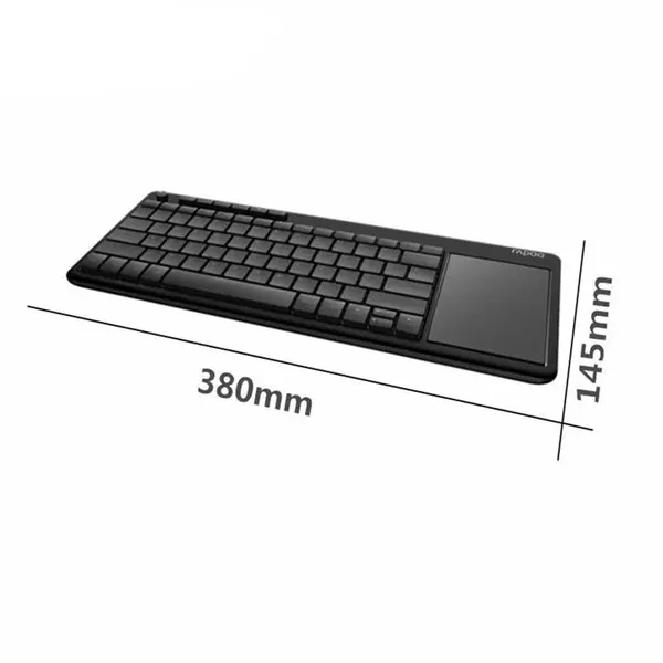 کیبورد بی سیم رپو مدل K2600 Rapoo K2600 Wireless Keyboard Rapoo K2600 Wireless TouchPad Keybaord - 3