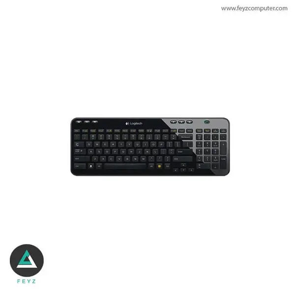 کیبورد بی سیم لاجیتک مدل K360 Black Logitech Wireless Keyboard K360 - 4