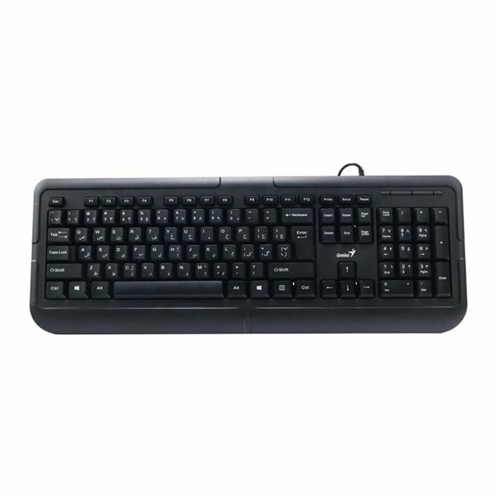 کیبورد با سیم جنیوس مدل KB-118 PS/2 ا Genius KB-118 PS/2 Wired Keyboard کد 5072