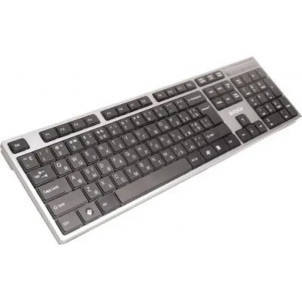 کیبورد ای فورتک KD-300 A4TECH KD-300 USB Silver Gray X-Slim Keyboard - 4