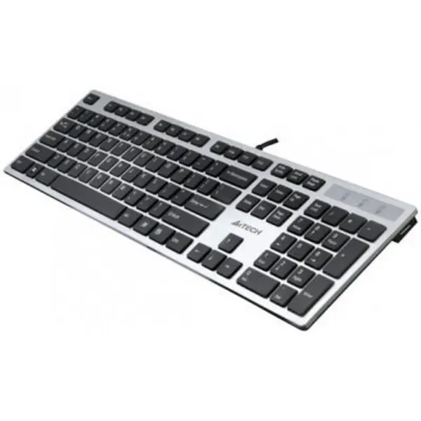 کیبورد ای فورتک KD-300 A4TECH KD-300 USB Silver Gray X-Slim Keyboard - 3