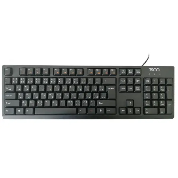 کیبورد باسیم تسکو مدل Keybord TSCO Wred TK-8017 TSCO TK 8017 Keyboard - 2