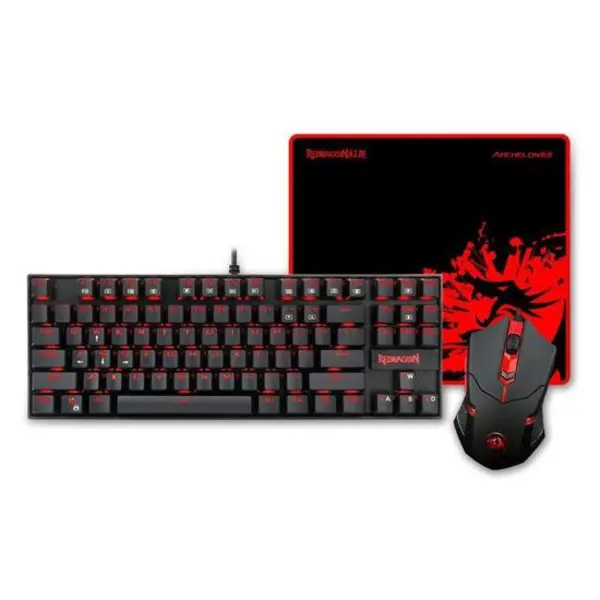 کیبورد گیمینگ ردراگون مدل Kumara K552 Redragon Kumara K552 Mechanical Keyboard