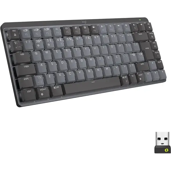کیبورد مکانیکال لاجیتک Logitech MX Mechanical Mini سوئیچ Tactile Quiet Switches Logitech MX Mechanical Mini Compact Wireless Mechanical Keyboard