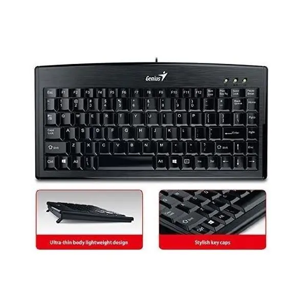 کیبورد جنیوس مدل LuxeMate 100 به همراه حروف فارسی Genius LuxeMate 100 Keyboard with Persian Letters