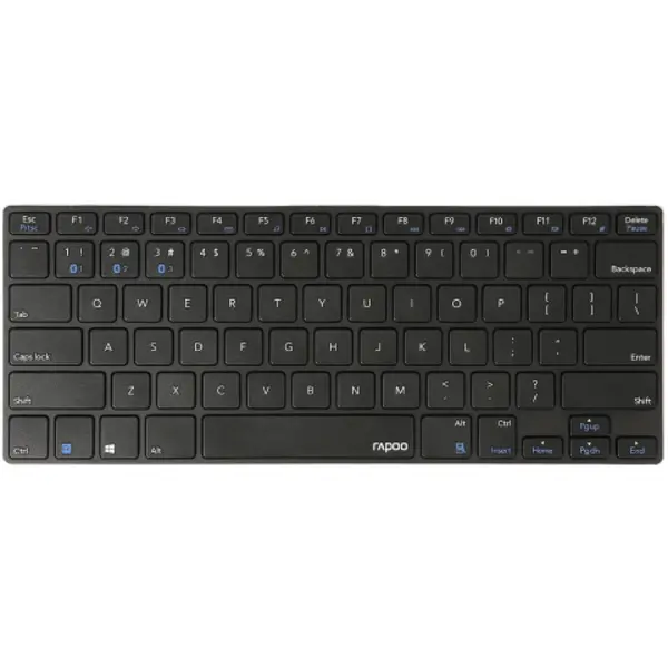 کیبورد بی سیم RAPOO مدل E6080 Keyboard Rapoo E6080 Bluetooth Ultra slim - 2