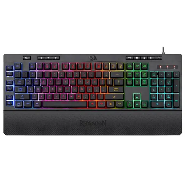 کیبورد بازی ردراگون مدل Shiva K512 Redragon Shiva K512 RGB With Membra