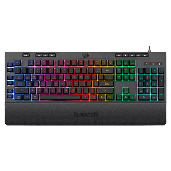 کیبورد بازی ردراگون مدل Shiva K512 Redragon Shiva K512 RGB With Membra