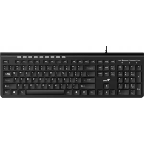 کیبورد باسیم جنیوس SlimStar 230 با حروف فارسی Genius SlimStar 230 Wired Keyboard