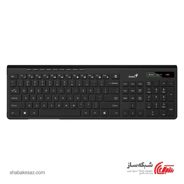 کیبورد بی سیم جنیوس مدل SlimStar 7230 Genius SlimStar 7230 Wireless Keyboard