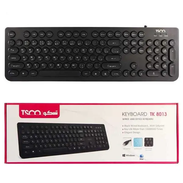 کیبورد تسکو مدل TK 8013 TSCO TK 8013 KEYBOARD - 4