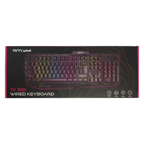 کیبورد TK 8121 تسکو Tsco TK 8121 Gaming Keyboard - 4