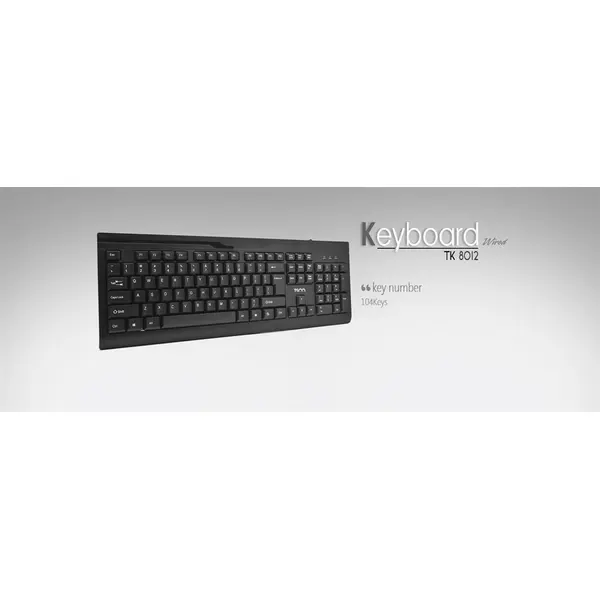کیبورد با سیم تسکو مدل TSCO TK 8012 TK 8012 Wired Keyboard