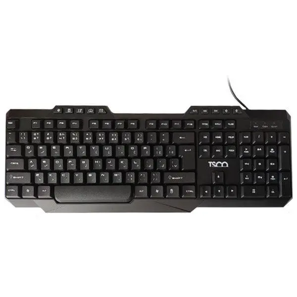 کیبورد USB تسکو مدل TK 8019 TSCO TK 8019 Wired Keyboard