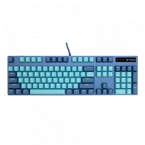 کیبورد گیمینگ مکانیکال رپو V500PRO Cyan Blue - 2
