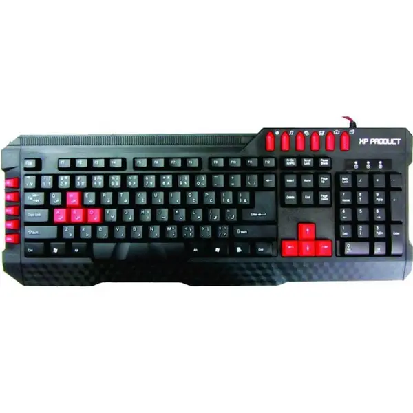 کیبورد مخصوص بازی ایکس پی-پروداکت مدل XP KB1800 - 2