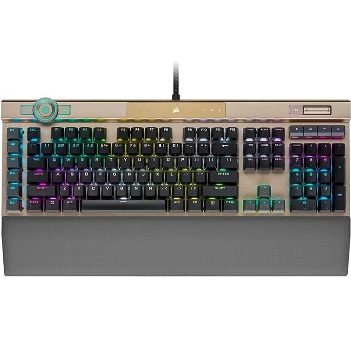 Keyboard Corsair K100 Midnight Gold OPX RGB Optical Mechanical Gaming