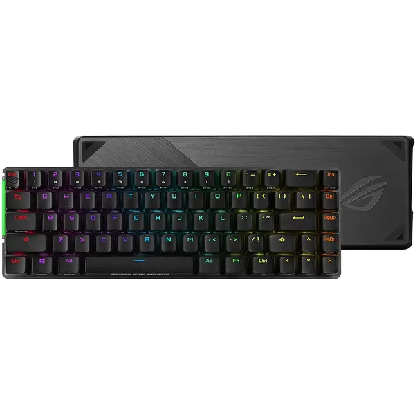 کیبورد گیمینگ ASUS ROG Falchion NX 65% Wireless RGB کلیکی با سوئیج آبی