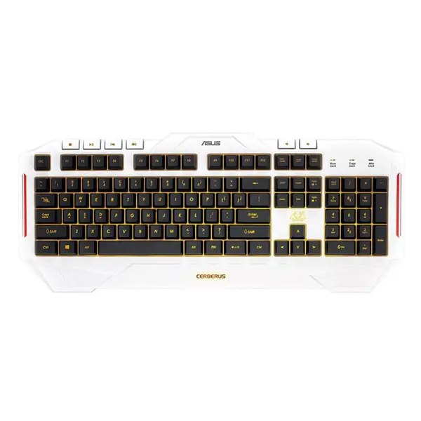 کیبورد مخصوص بازی ایسوس مدل Cerberus Arctic ASUS Cerberus Arctic Gaming Keyboard - 4