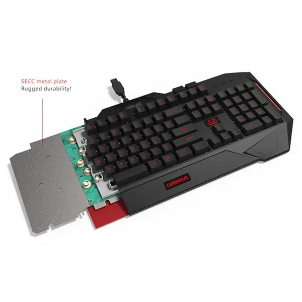 کیبورد مخصوص بازی ایسوس مدل Cerberus Asus Cerberus Gaming Keyboard