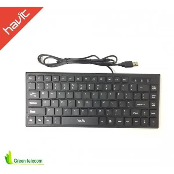 کیبورد سوپر اسلیم هویت HV-KB329 - 5