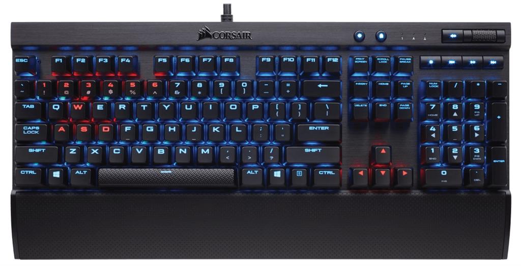 کیبورد گیمینگ کرسیر مدل  K70 LUX RGB Mechanical Gaming Keyboard — Cherry MX RGB Blue