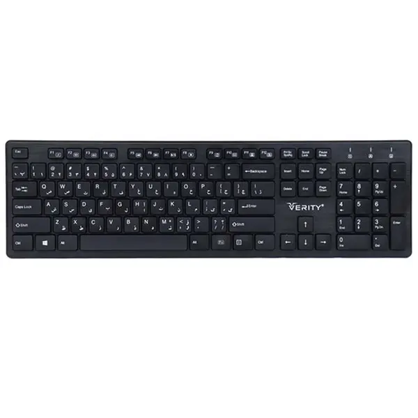 کیبورد وریتی مدل KB6112 با حروف فارسی