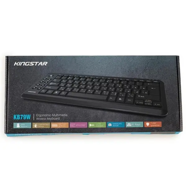 کیبورد بی سیم کینگ استار مدل kb79w برج 6 سال 1402
