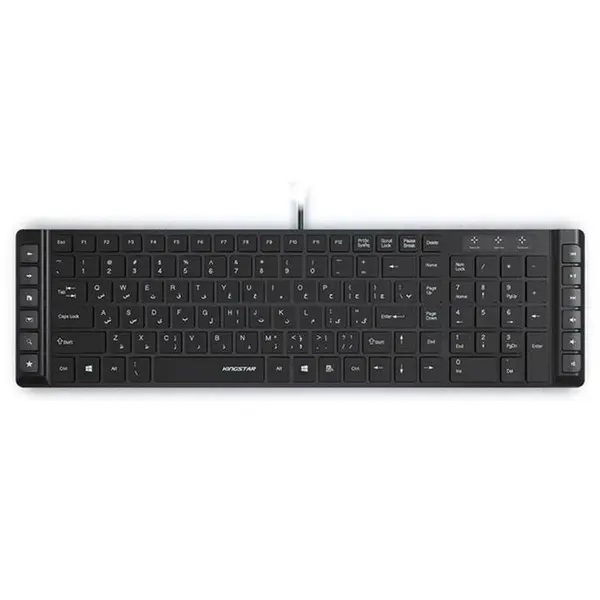 کیبورد کینگ استار مدل KB82 KingStar KB82 Wired Keyboard
