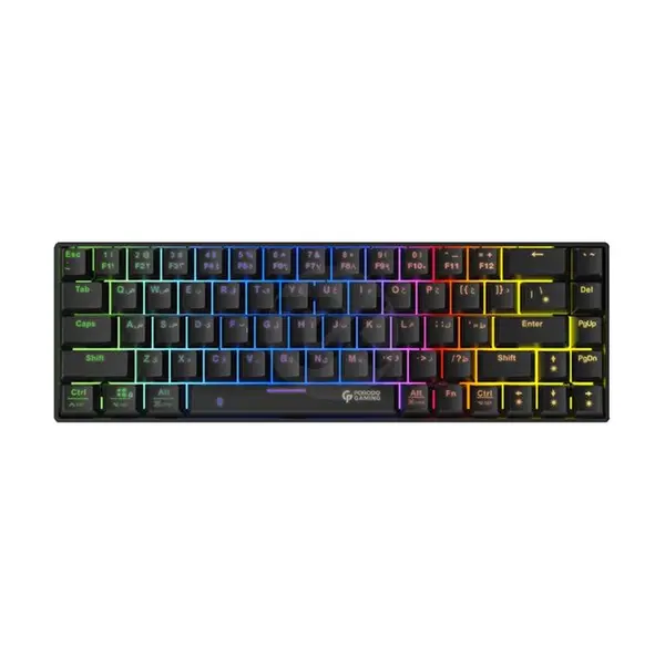 کیبورد گیمینگ پرودو مدل PDX214-BK Porodo PDX214-BK Gaming Keyboard