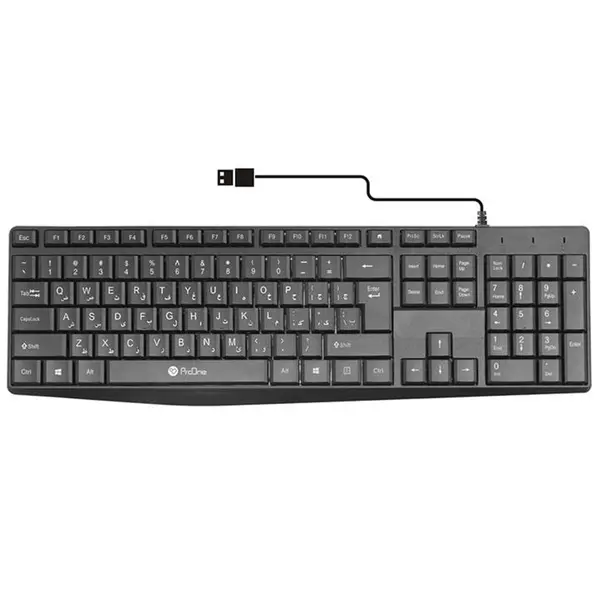 ProOne PKC25 Wired Keyboard
