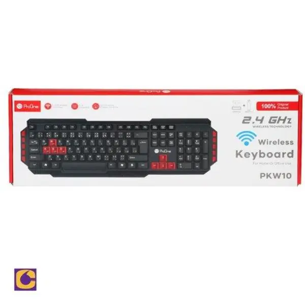 کیبورد بی سیم پرووان Pro One مدل pkw10 گیمینگ