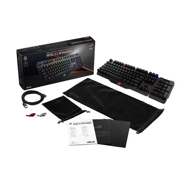 کیبورد گیمینگ ایسوس مدل ROG Claymore Core ASUS ROG Claymore Core RGB Gaming Keyboard