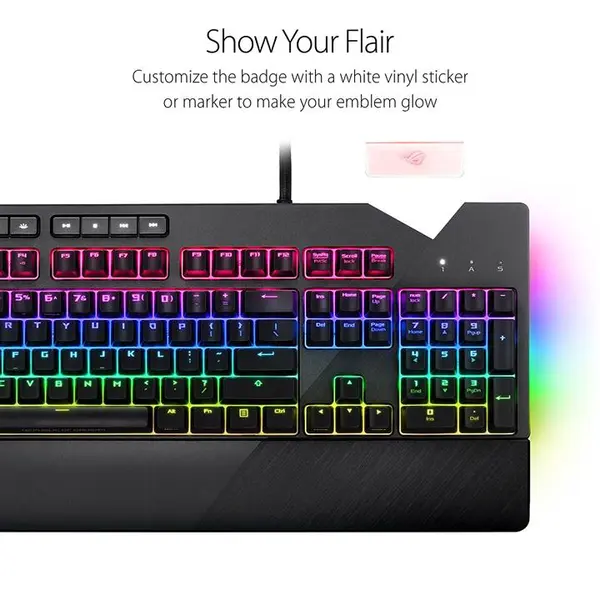 کیبورد گیمینگ ایسوس مدل ROG Strix Flare ASUS ROG Strix Flare RGB Mechanical Gaming Keyboard