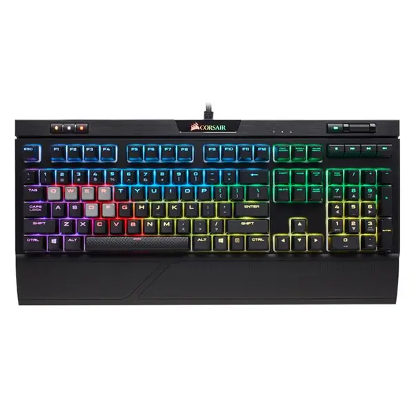 کیبورد گیمینگ مکانیکی کورسیر مدل STRAFE RGB MK.2 CORSAIR STRAFE RGB MK.2 Mechanical Gaming Keyboard - 2