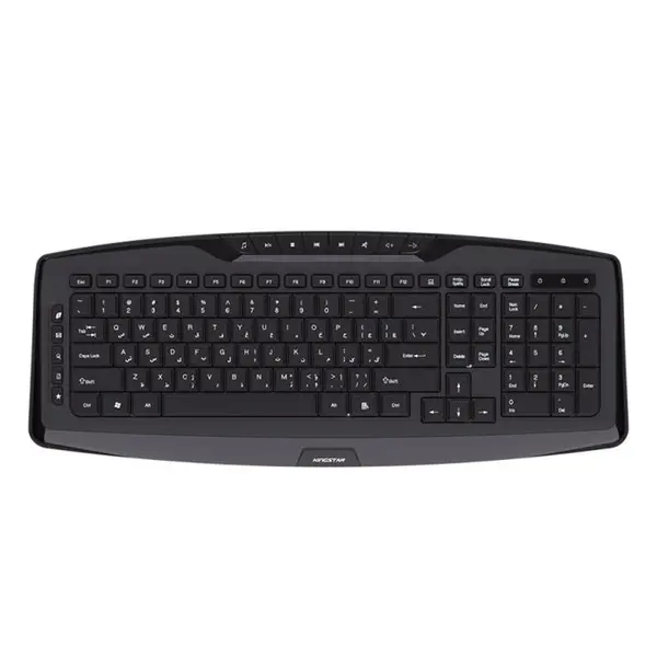 کیبورد بی سیم Uctech KB83w wireless Keyboard Kingstar KB83W Keyboard