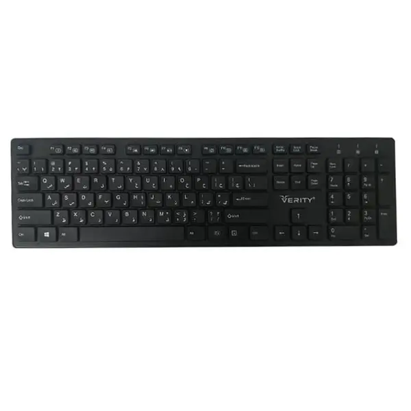 کیبرد بیسیم Verity مدل V-KB6112W-N