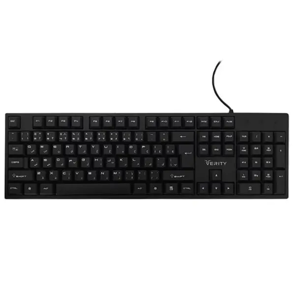 کیبورد با سیم وریتی مدل Verity V-KB6122
